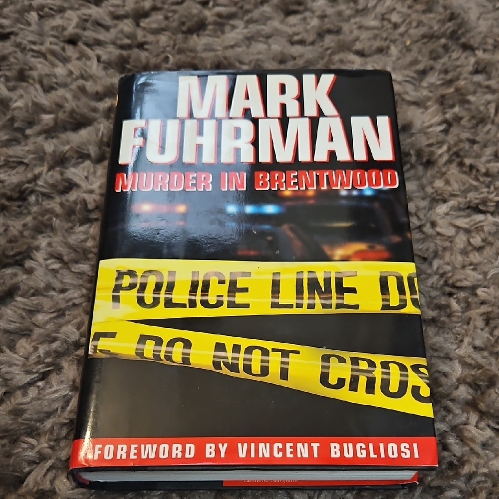 Murder in Brentwood Hardcover Book By Mark Fuhrman